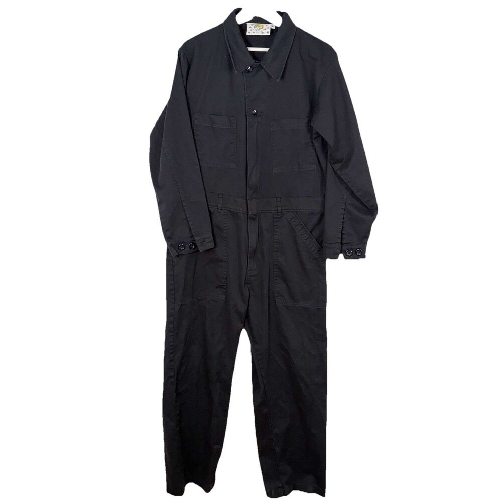 BIG BUD Large Black Coveralls Womens Workwear - Picture 13 of 13